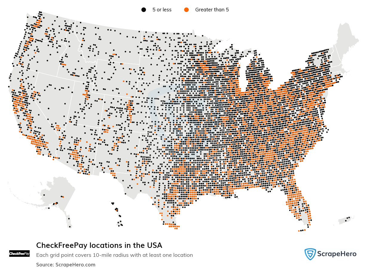 CheckFreePay locations