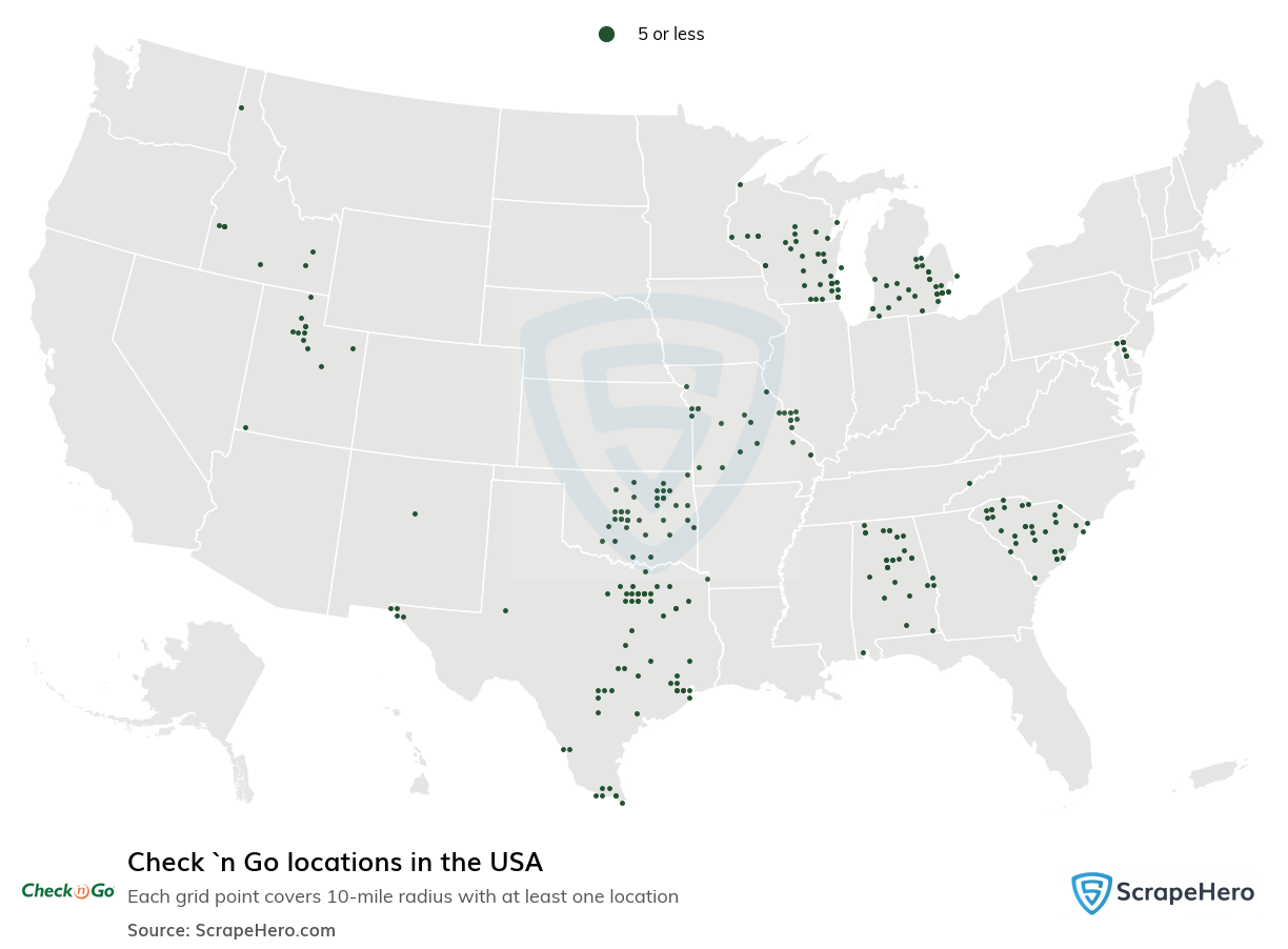 Check `n Go locations