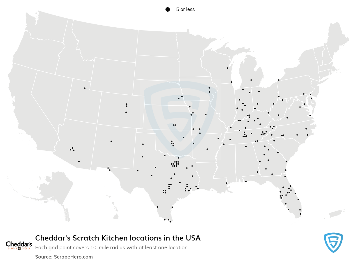 Cheddar's Scratch Kitchen store locations