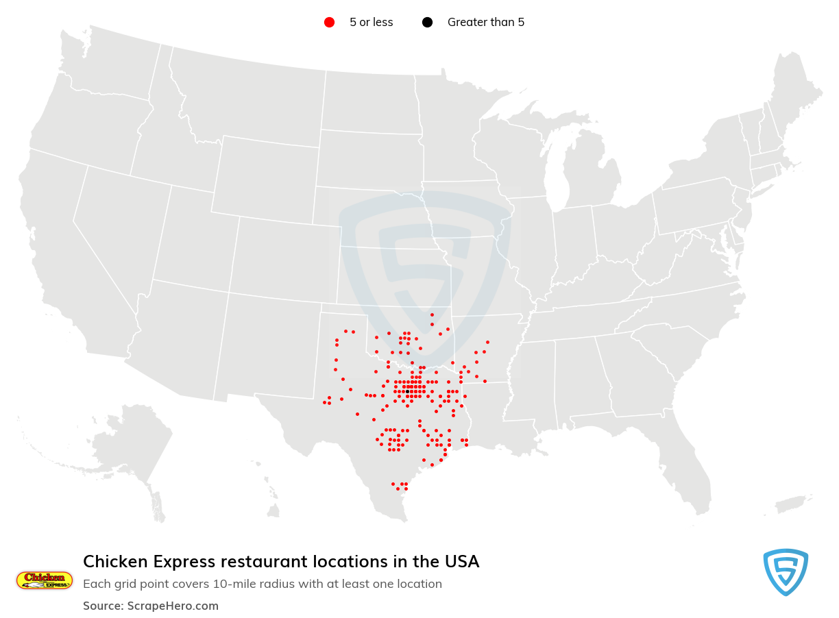 Chicken Express restaurant locations