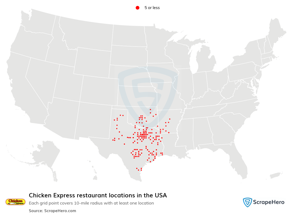 Chicken Express restaurant locations