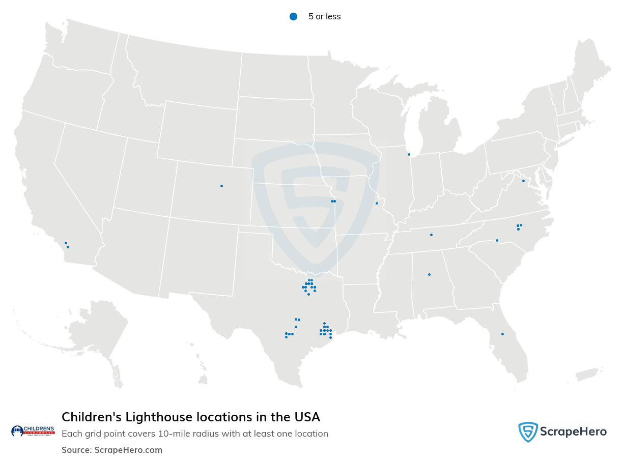Children's Lighthouse locations