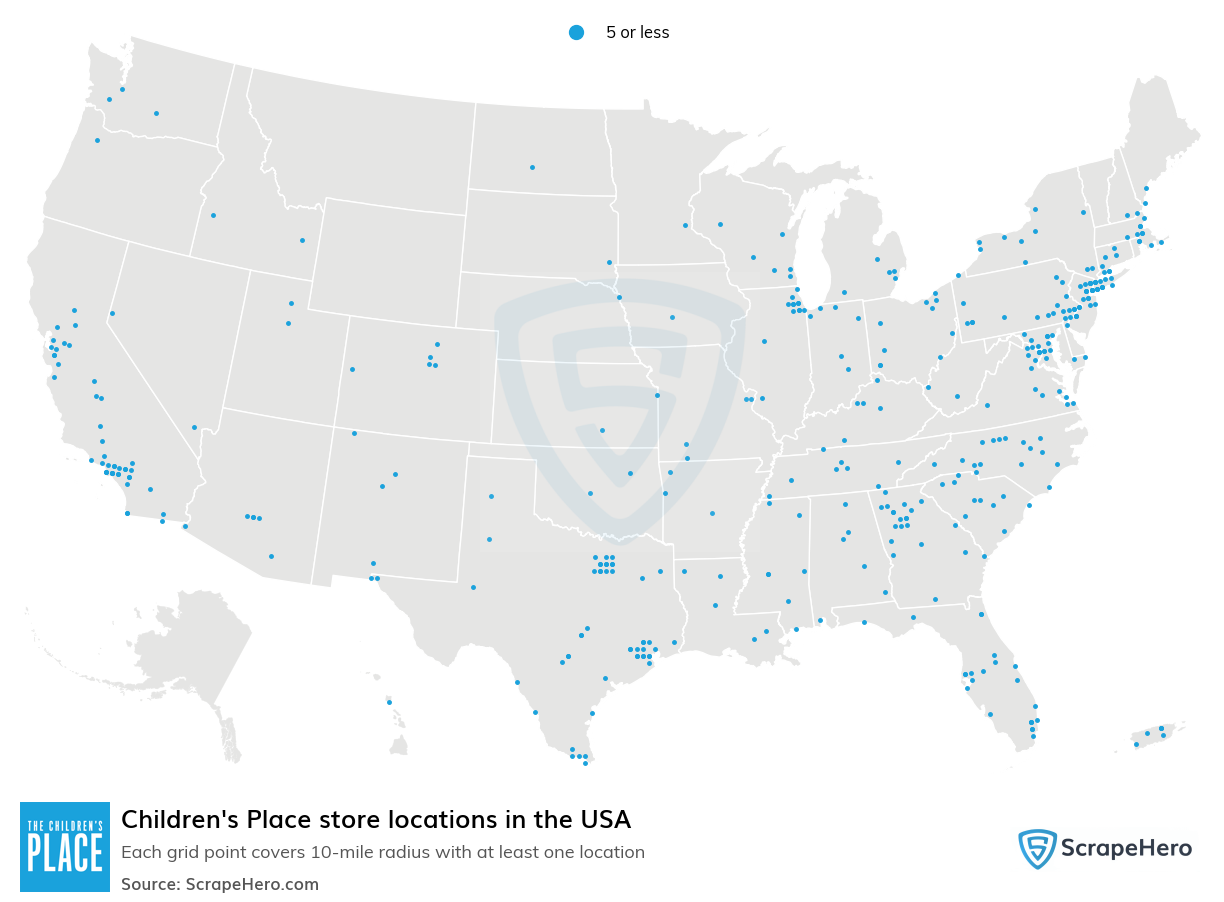 Children's Place store locations