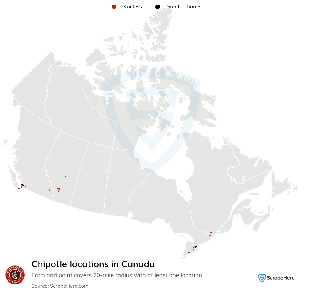 Chipotle restaurant locations