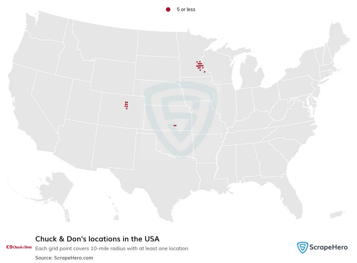 Chuck & Don's locations