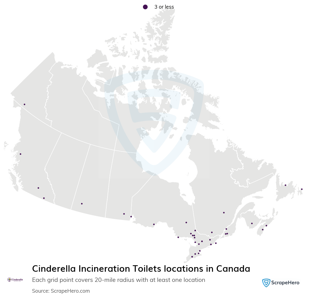 Cinderella Incineration Toilets dealer locations