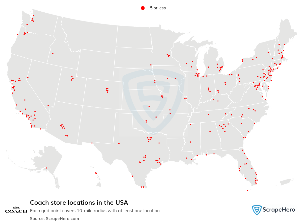 Coach store locations