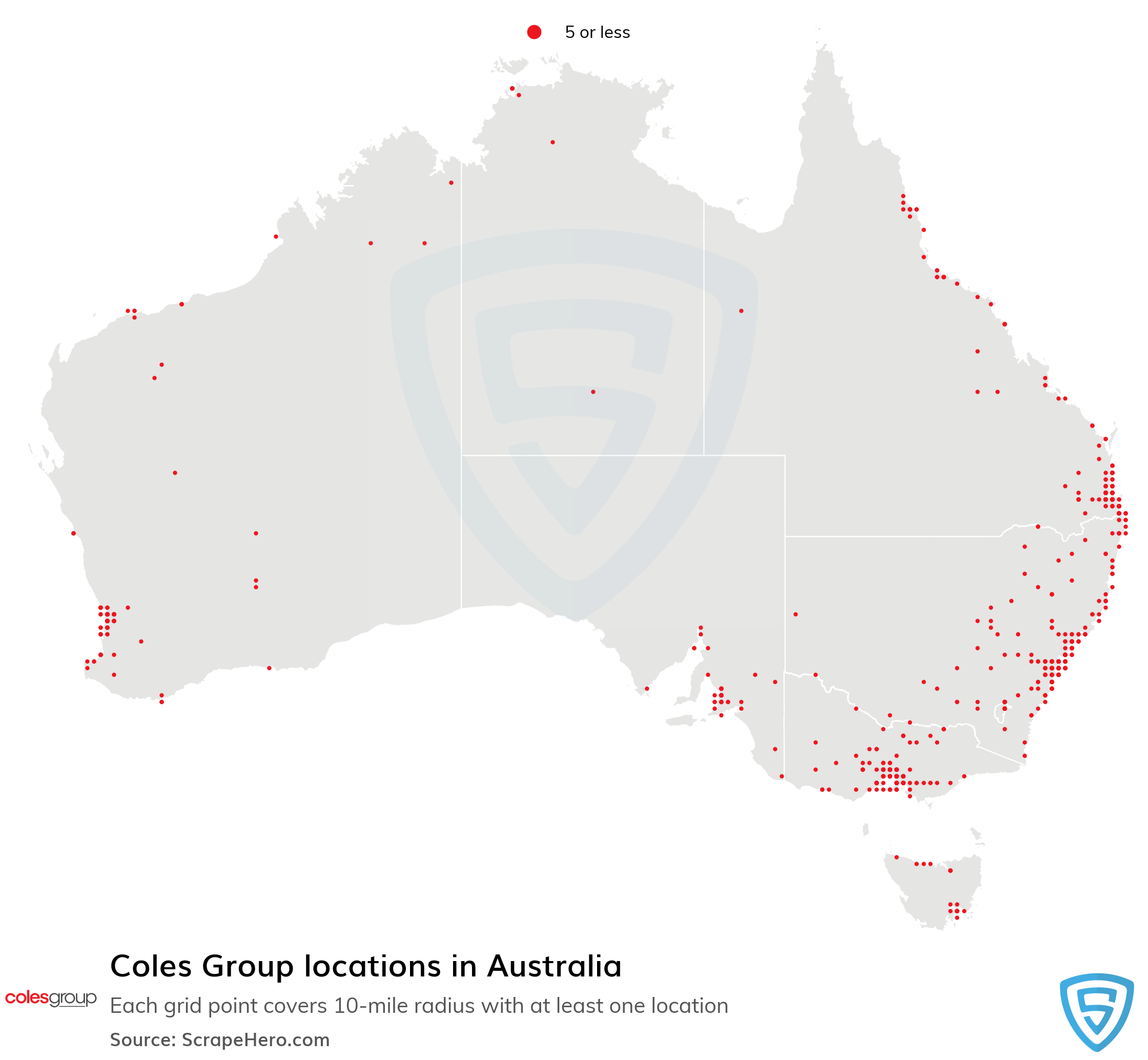 List of all Coles Group store locations in Australia - ScrapeHero Data Store