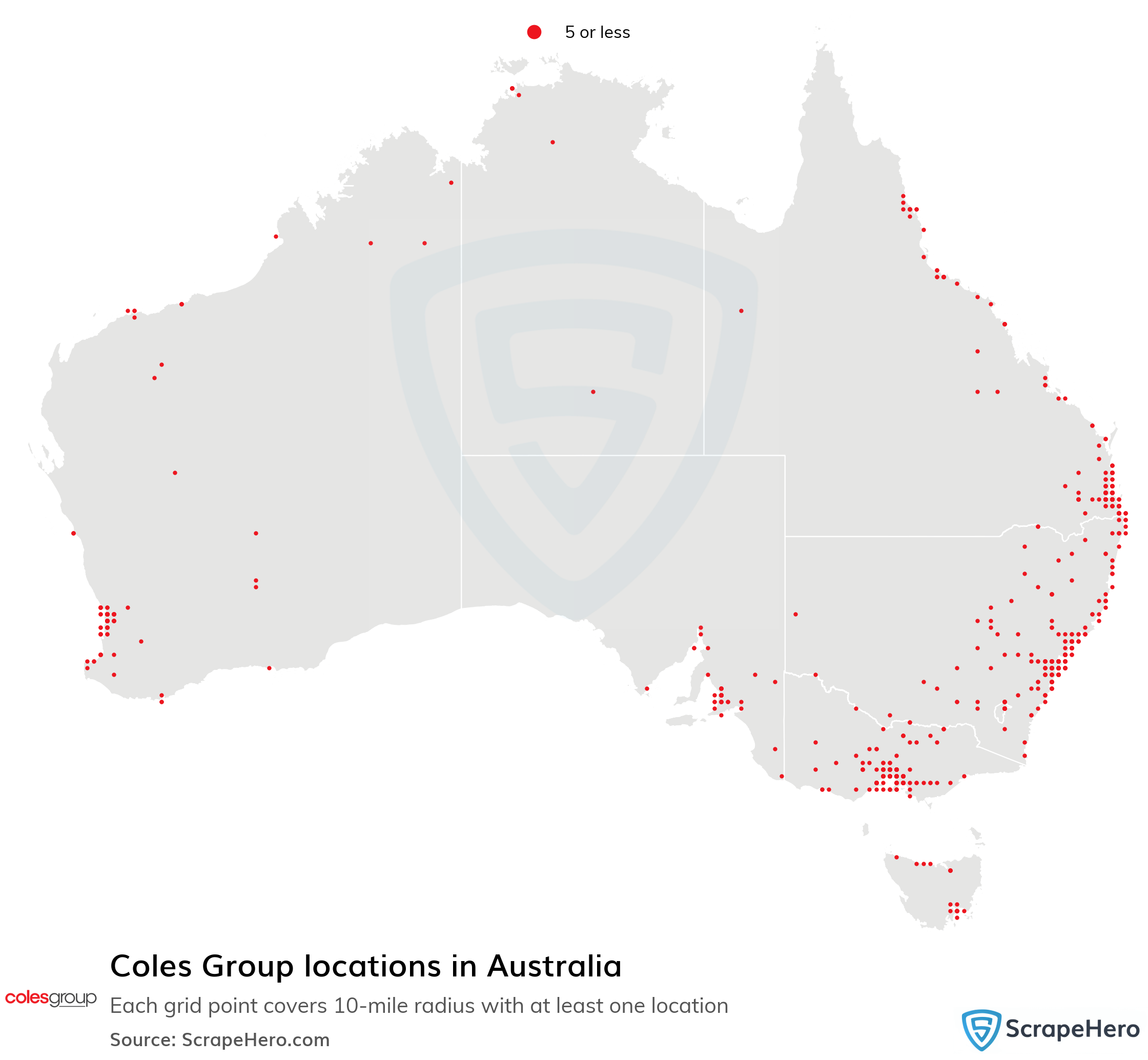 List of all Coles Group store locations in Australia - ScrapeHero Data Store