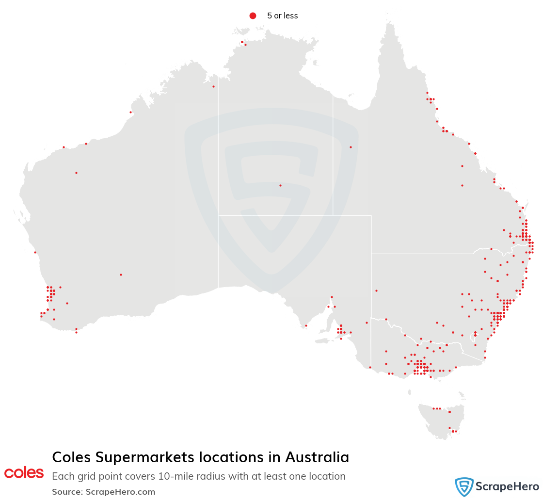 Map of  locations in Australia in 2025