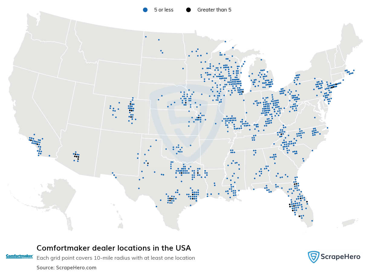 Comfortmaker dealer locations