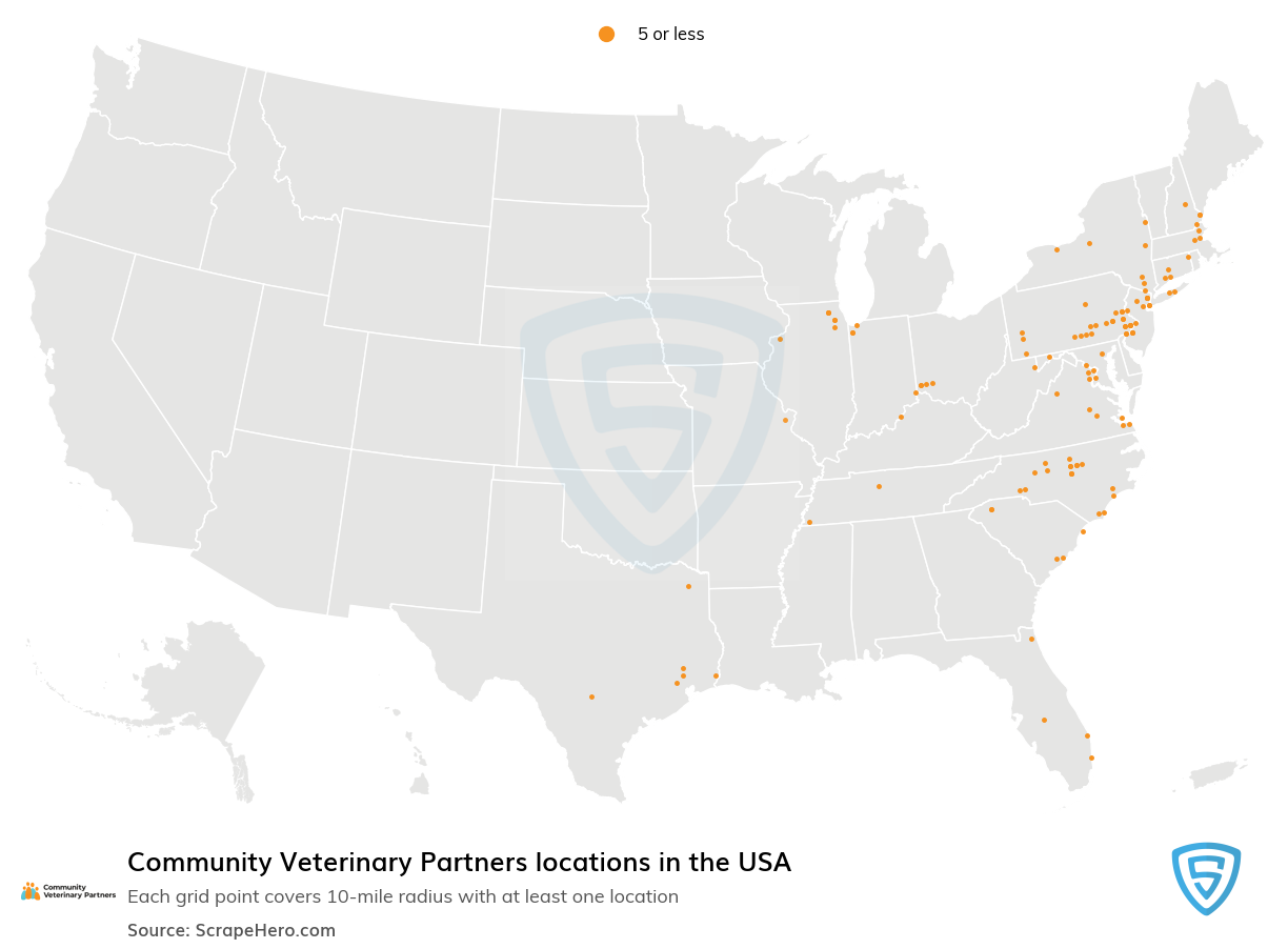Community Veterinary Partners locations