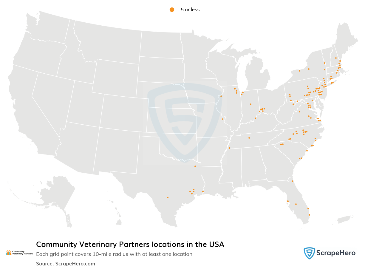 Community Veterinary Partners locations