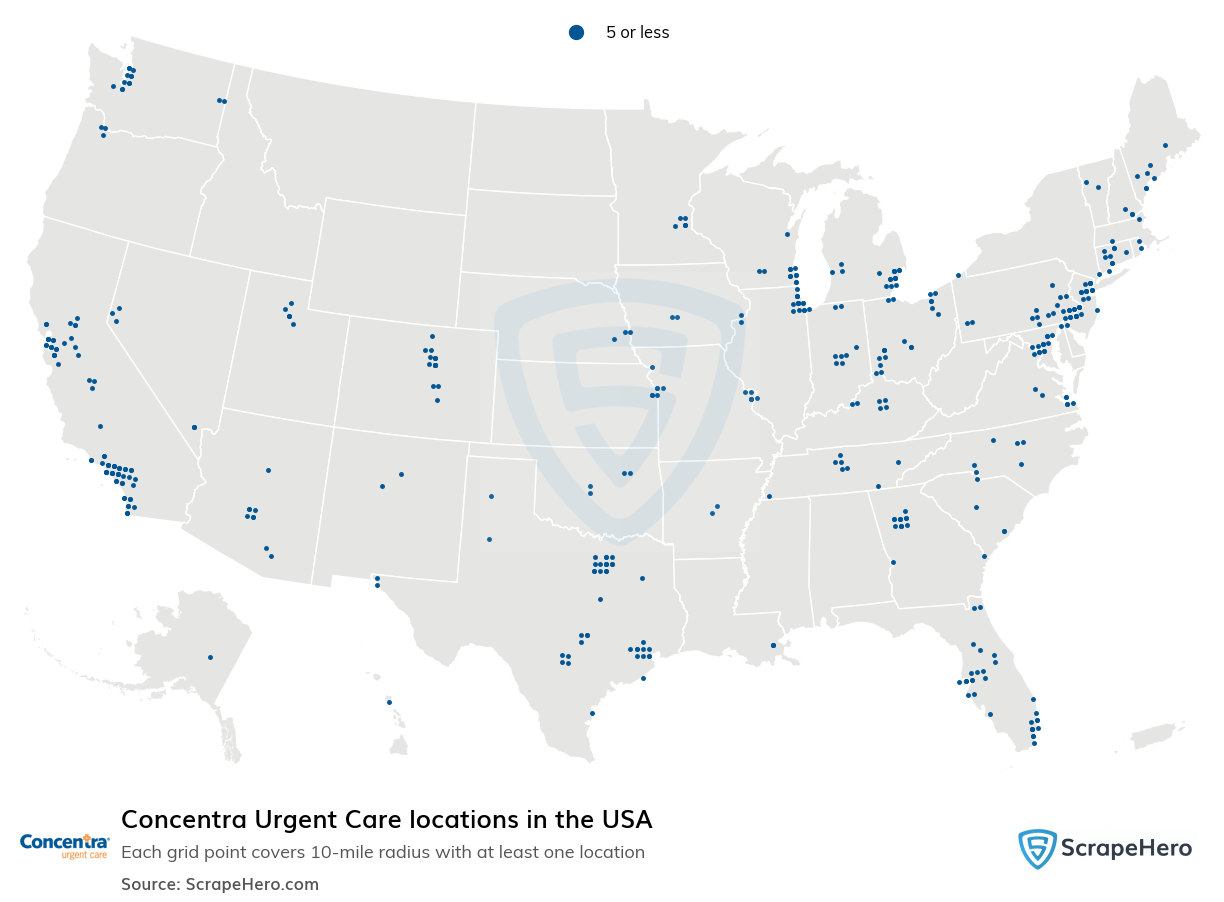 Concentra Urgent Care locations