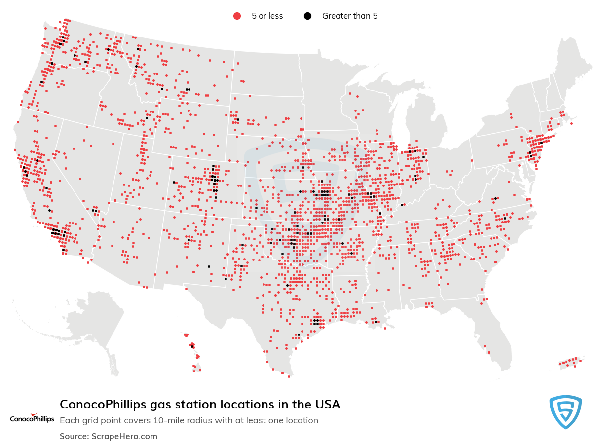 ConocoPhillips gas station locations