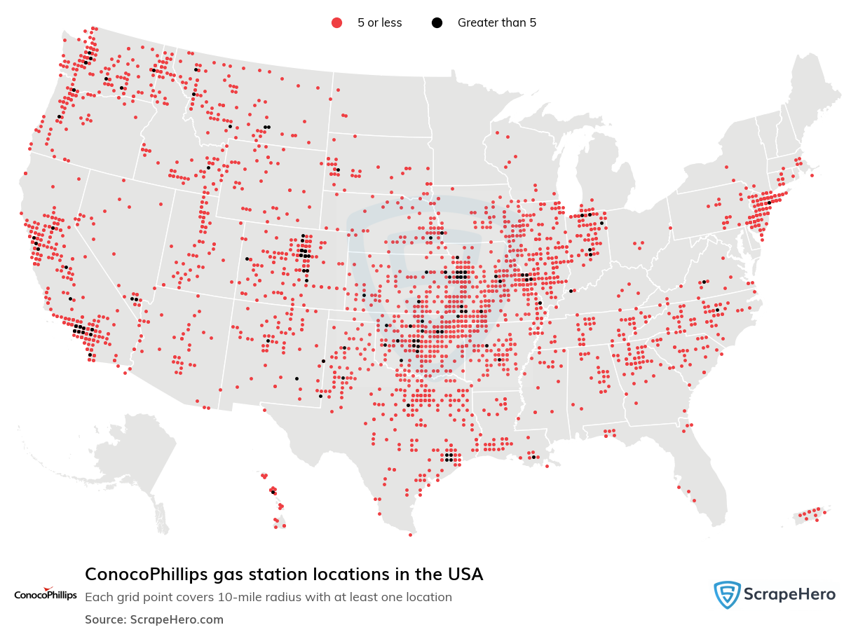 ConocoPhillips gas station locations