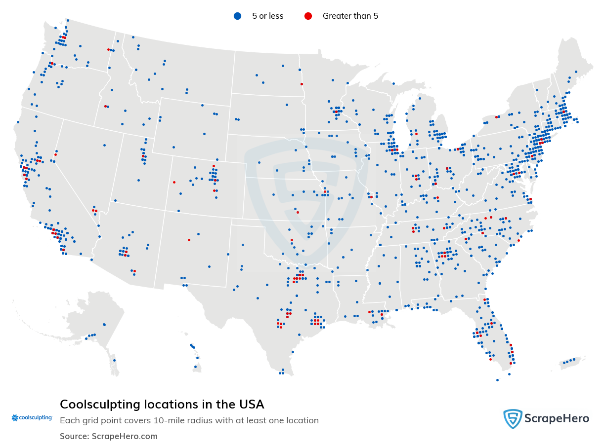 Coolsculpting locations