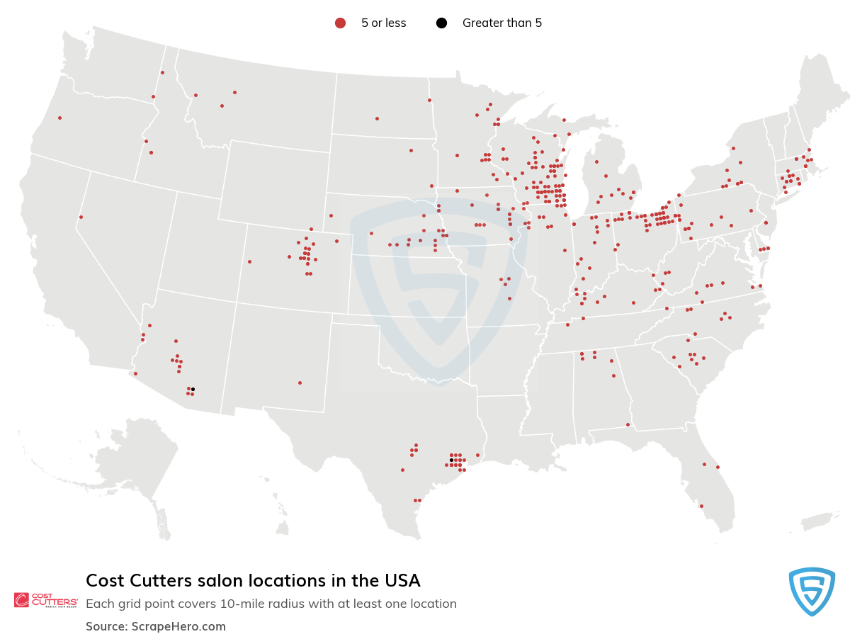 Cost Cutters salon locations