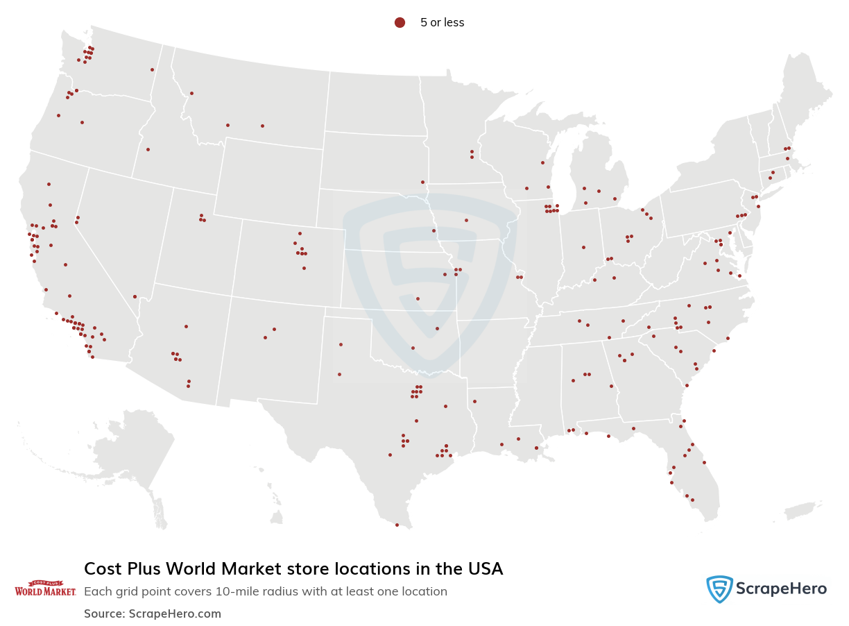 Cost Plus World Market store locations