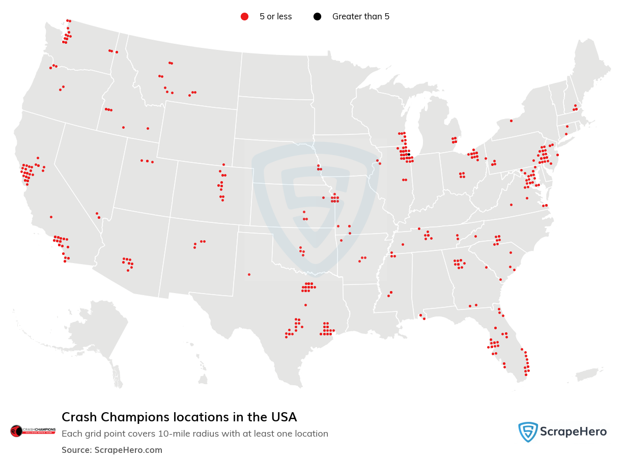 Crash Champions locations