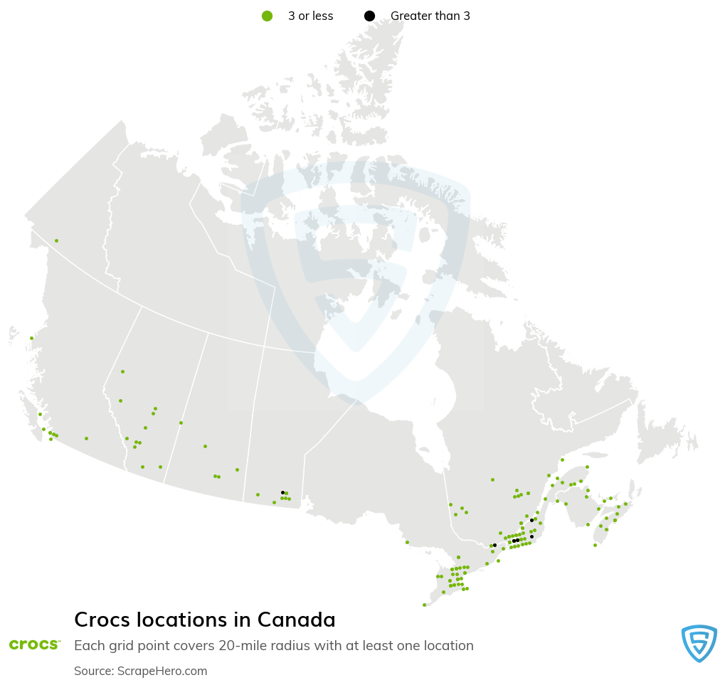 Crocs store locations