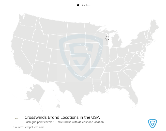Crosswinds Brand store locations