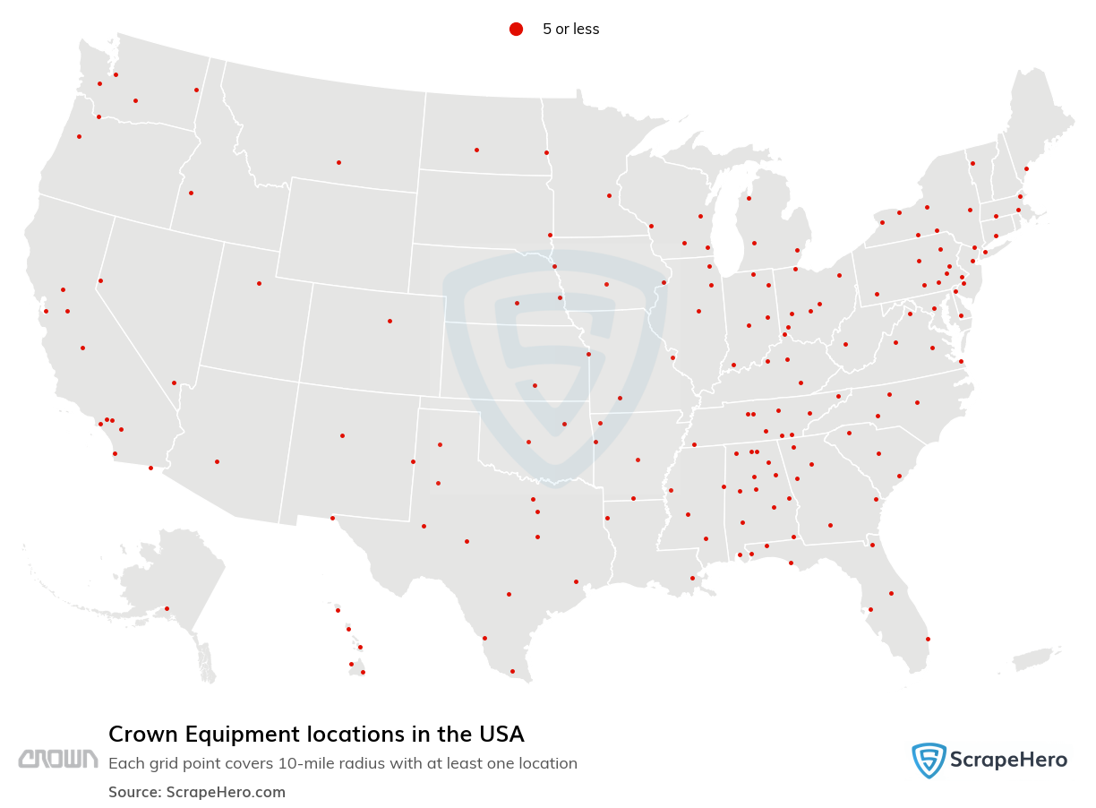 Crown Equipment locations