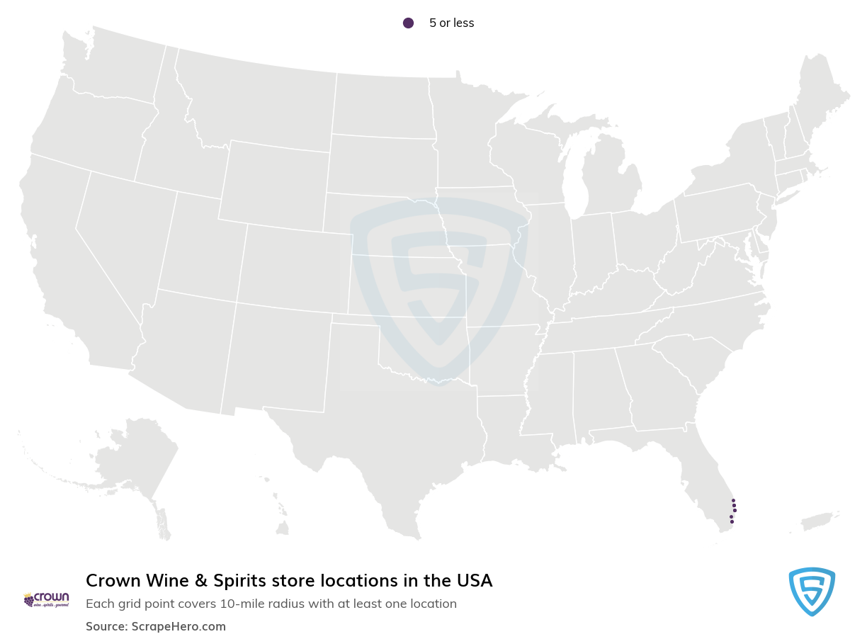 Crown Wine & Spirits store locations