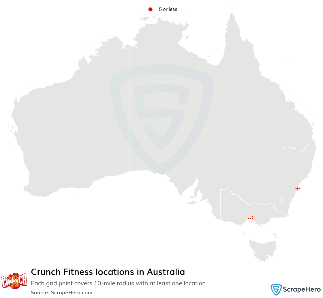Crunch Fitness locations