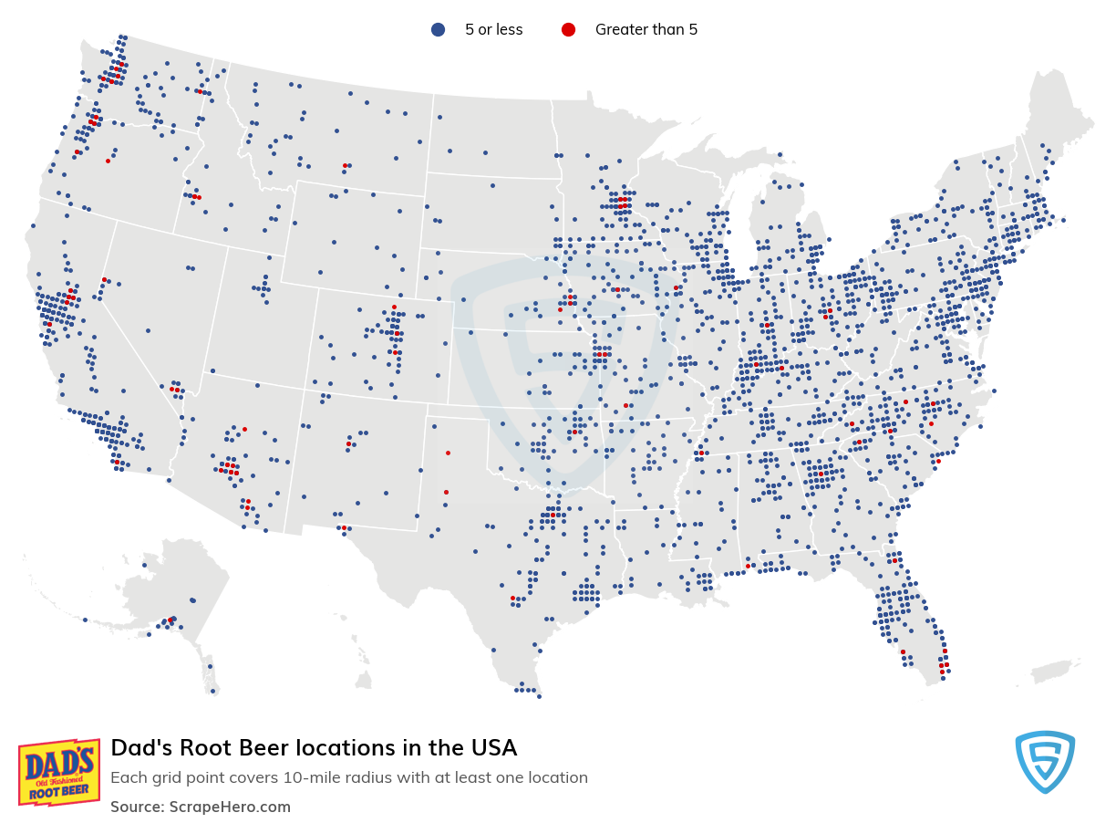 Dad's Root Beer locations