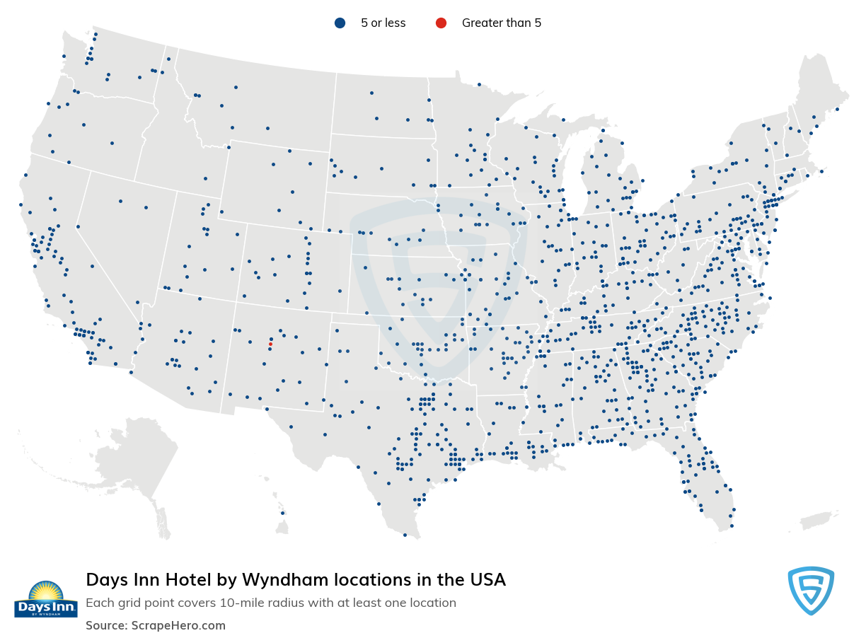 Days Inn Hotel by Wyndham locations