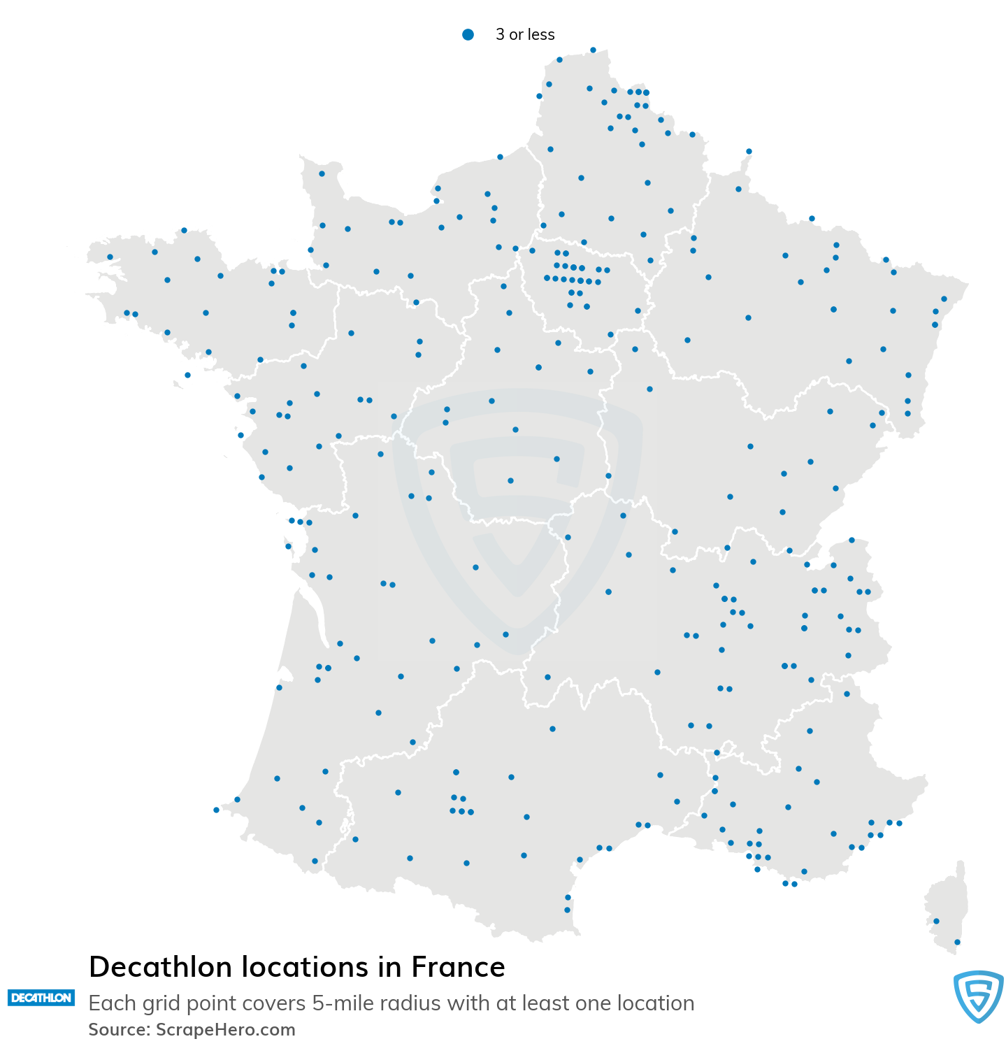 List of all Decathlon store locations in France - ScrapeHero Data Store