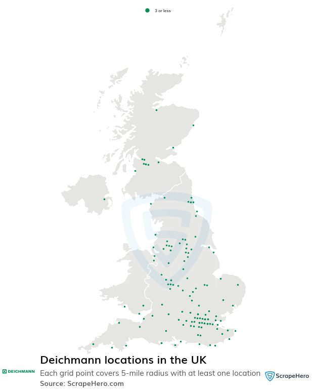 Deichmann store locations