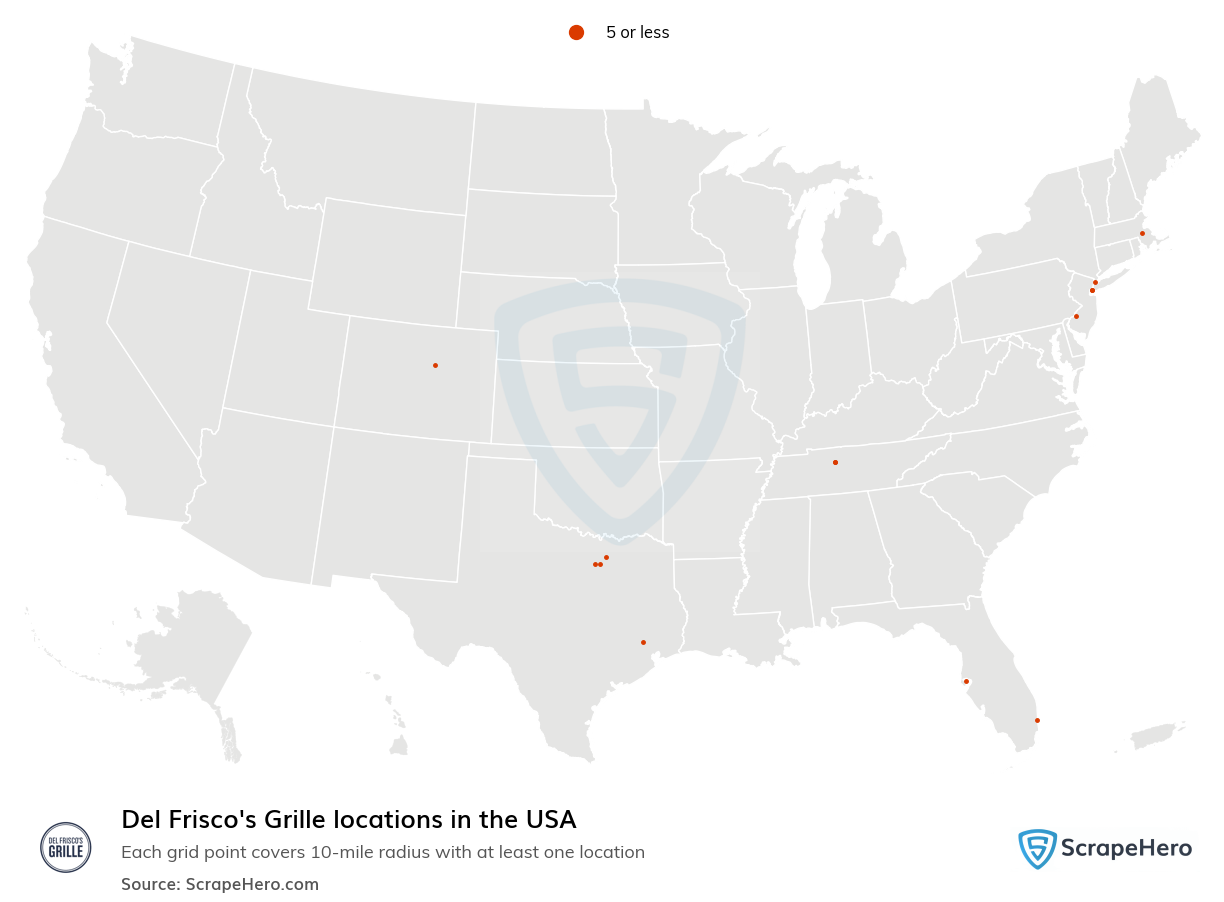Del Frisco's Grille locations