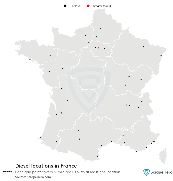 Diesel store locations