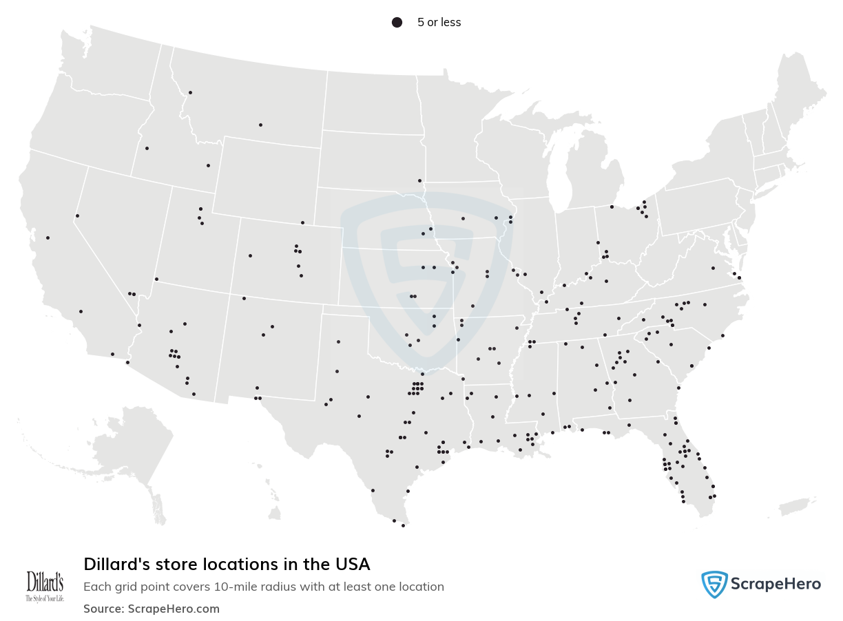 Dillard's store locations