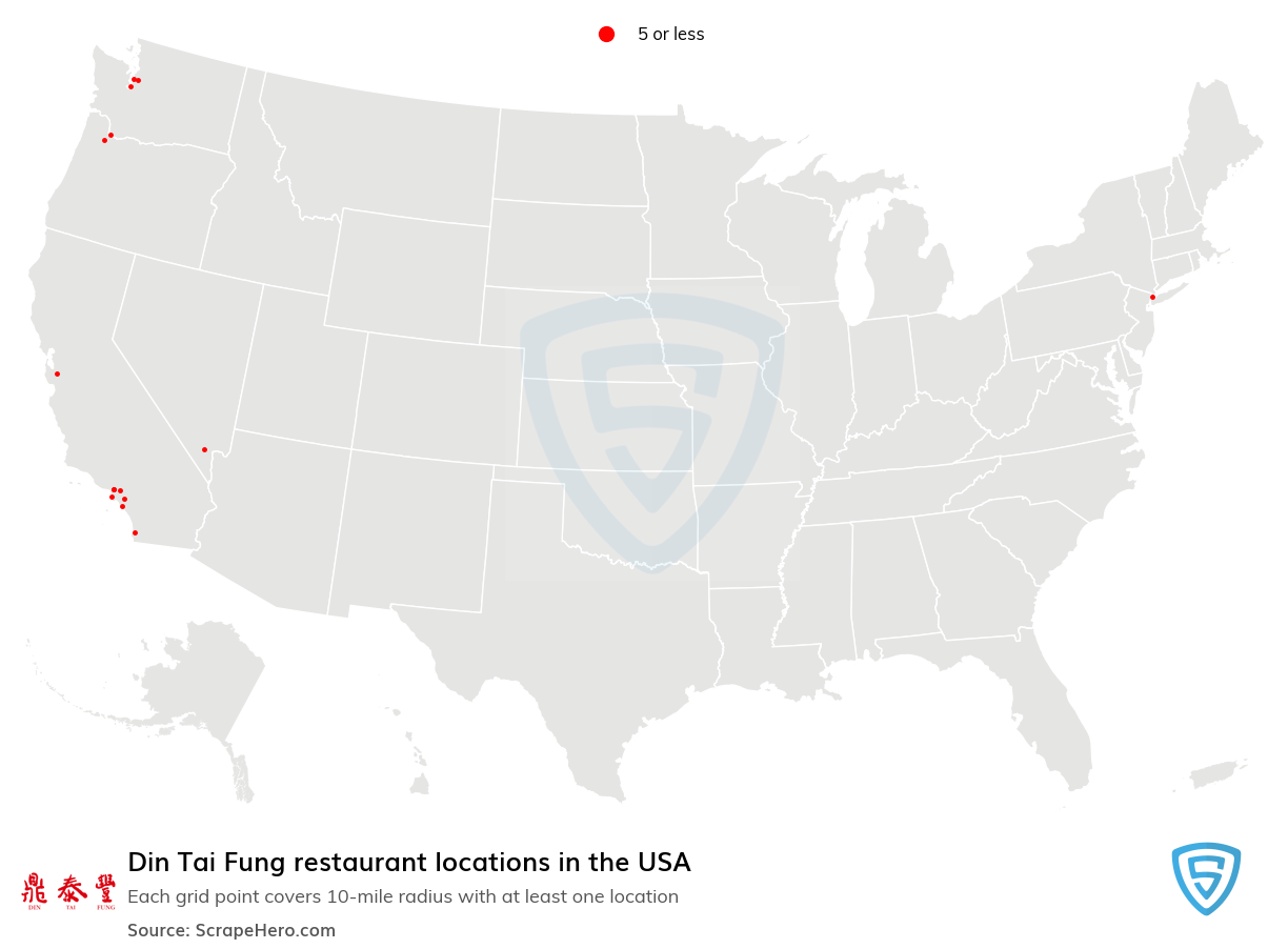 Din Tai Fung restaurant locations