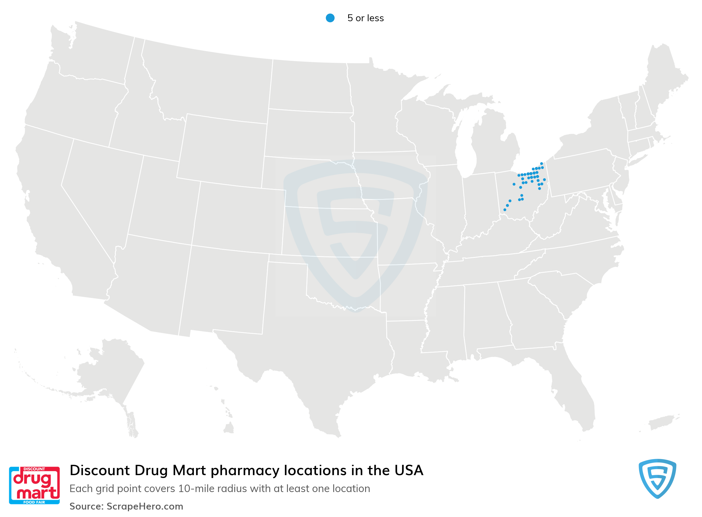 List of all Discount Drug Mart pharmacy locations in the USA