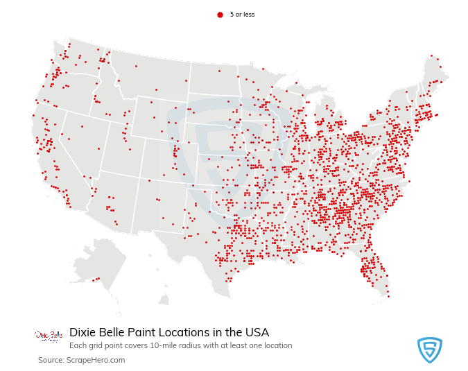 Dixie Belle Paint locations