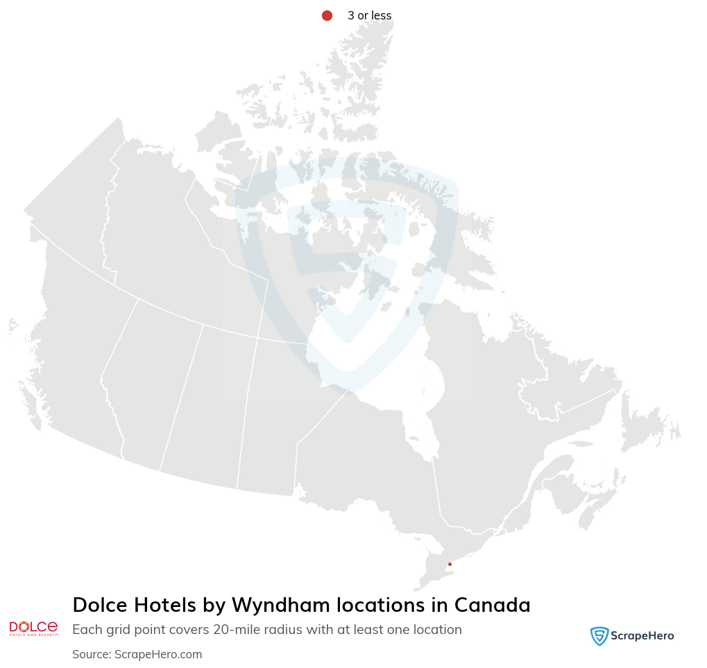 Dolce Hotels by Wyndham locations