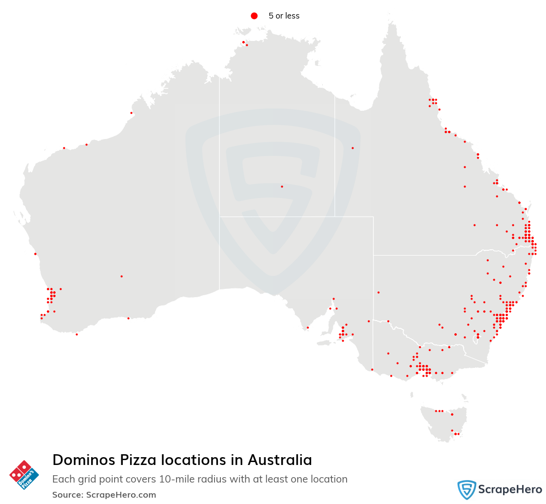 Map of  locations in Australia in 2025