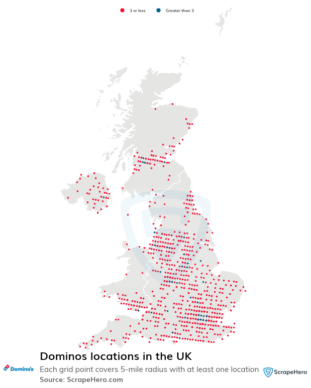 Map of  locations in the United Kingdom in 2025