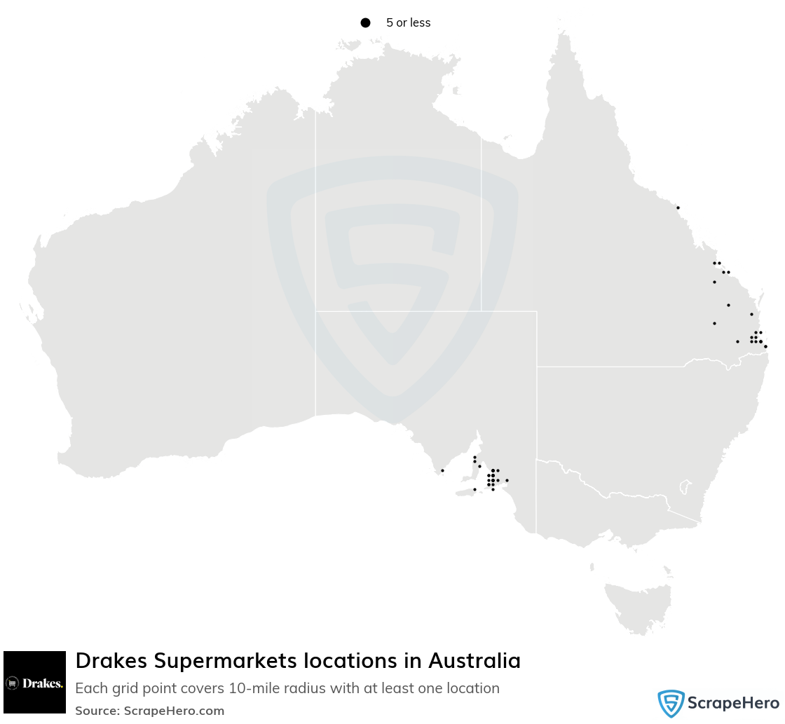 Drakes Supermarkets locations