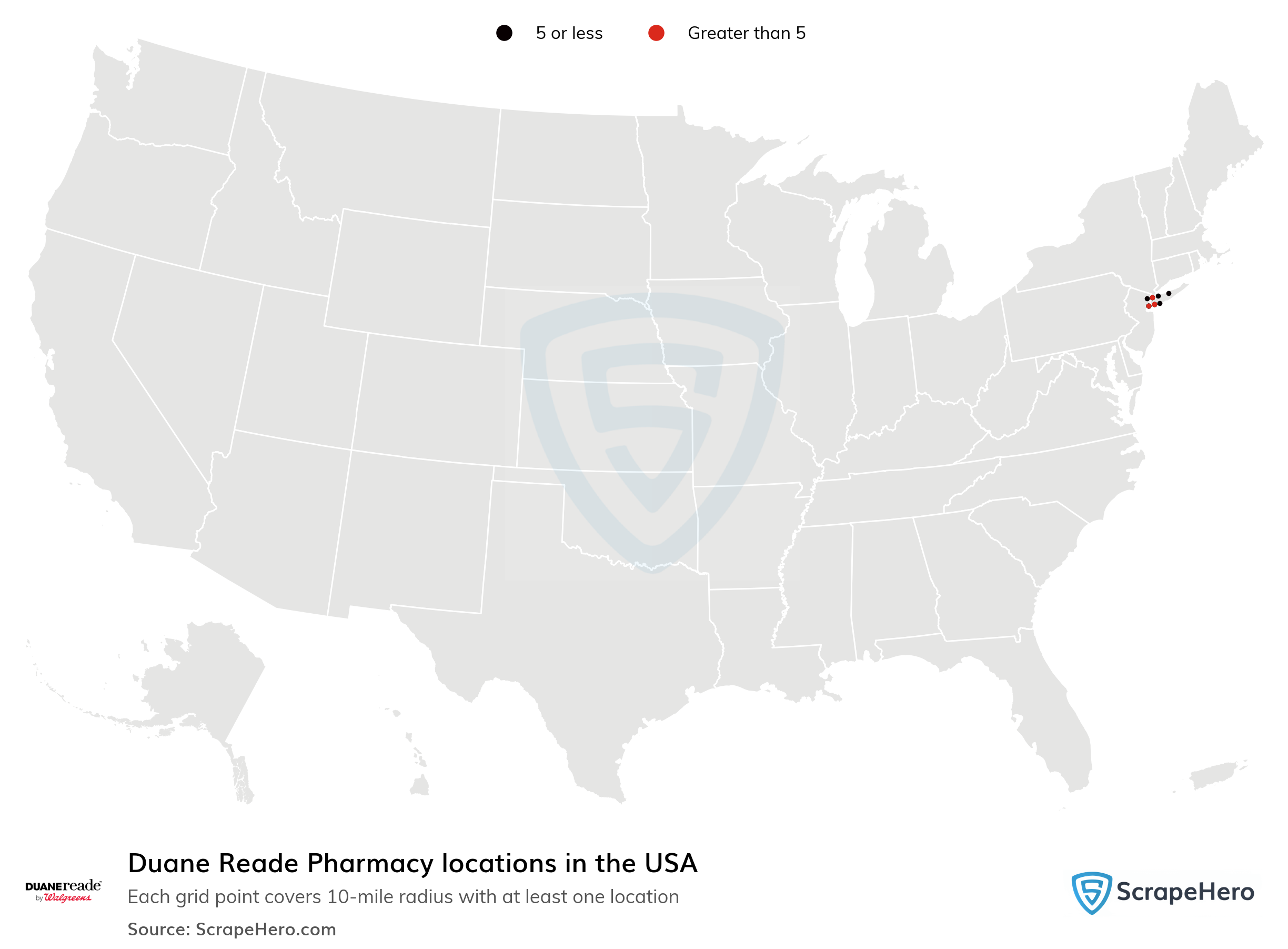 Number Of Duane Reade Pharmacy Locations In The United States Scrapehero