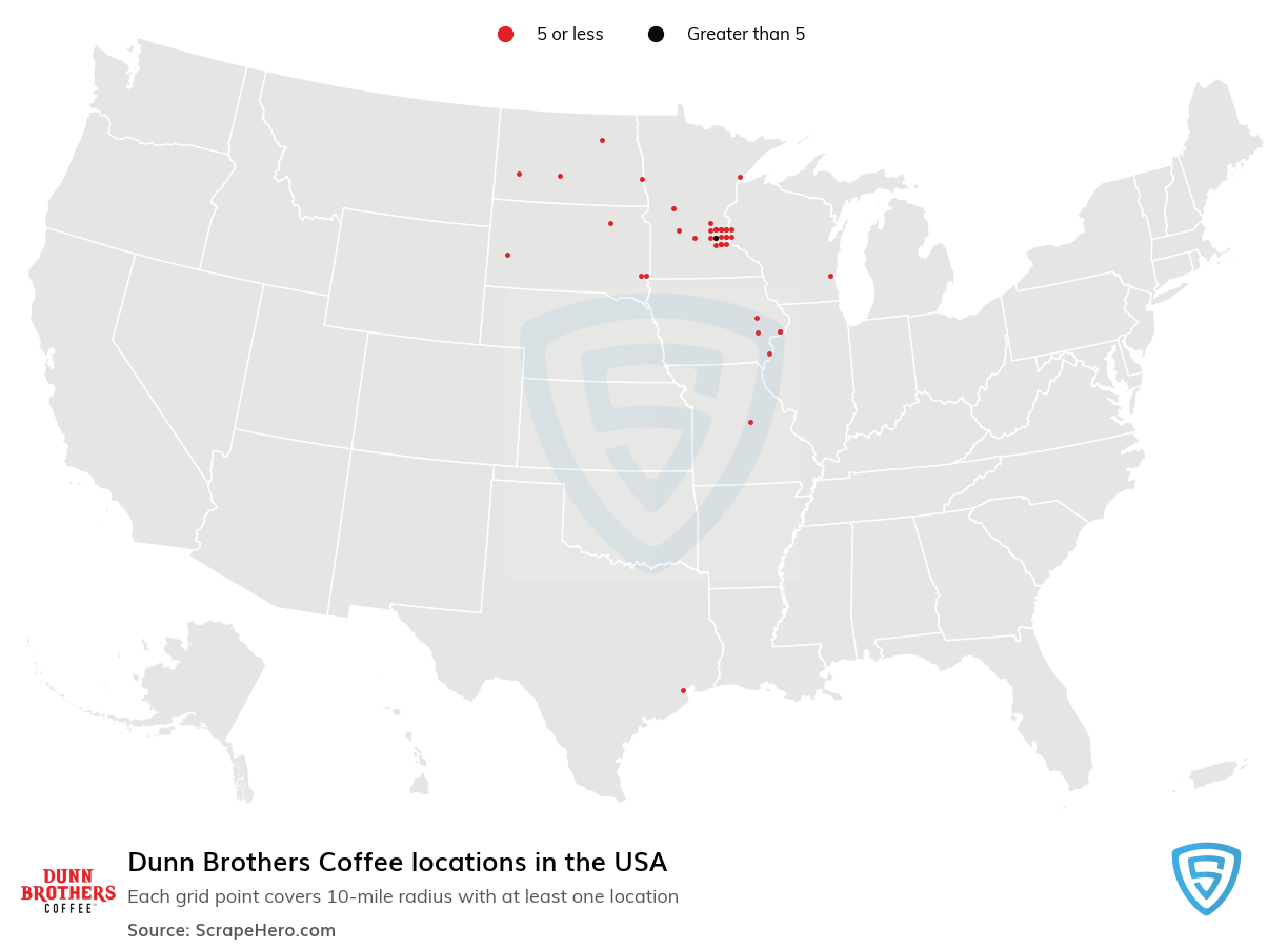 Dunn Brothers Coffee store locations