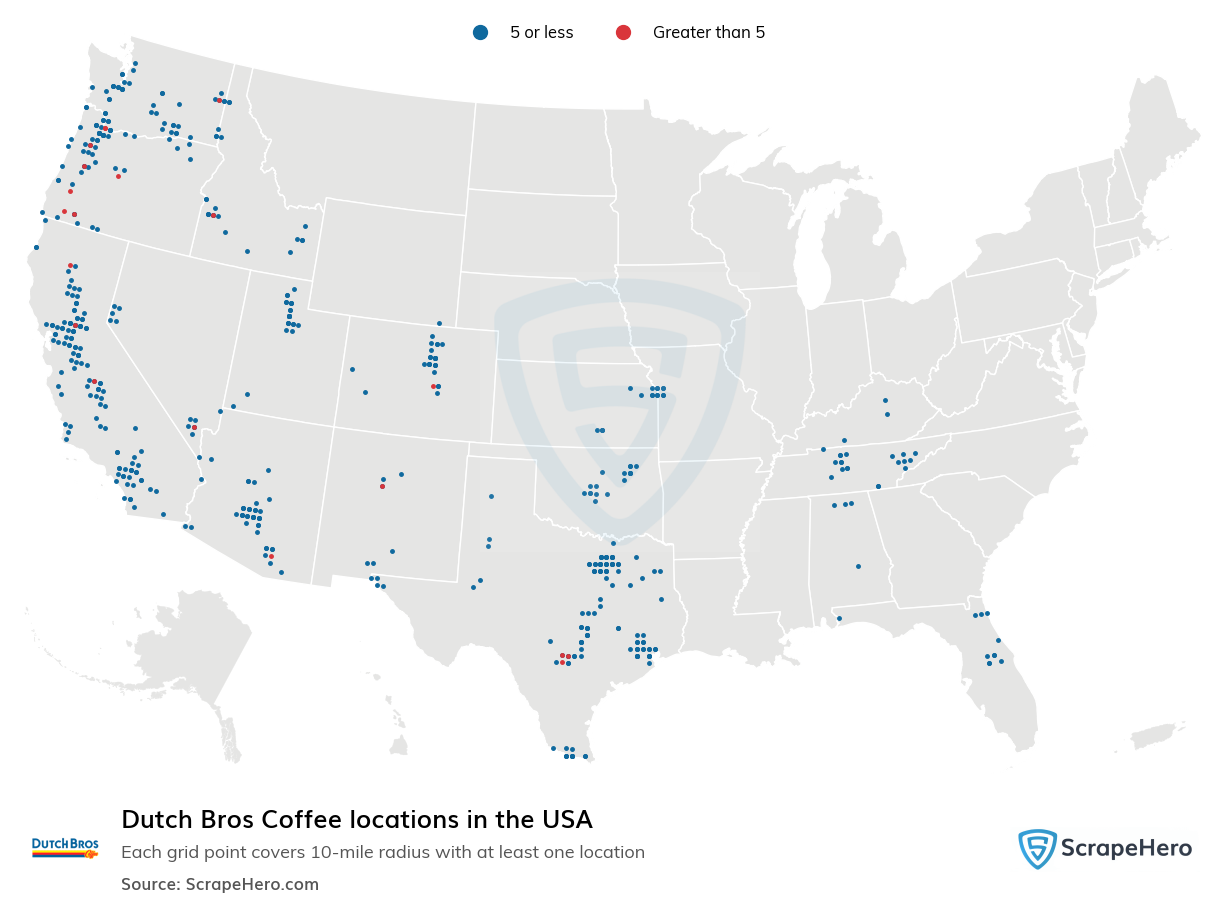 Dutch Bros Coffee locations