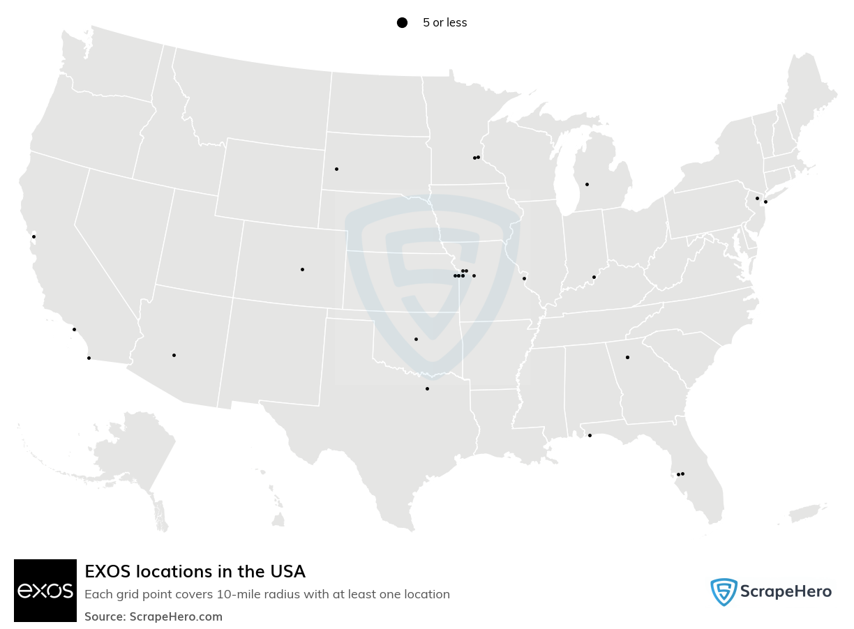 EXOS locations