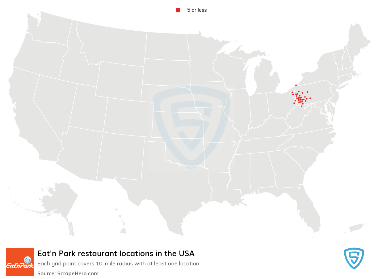 Eat'n Park restaurant locations