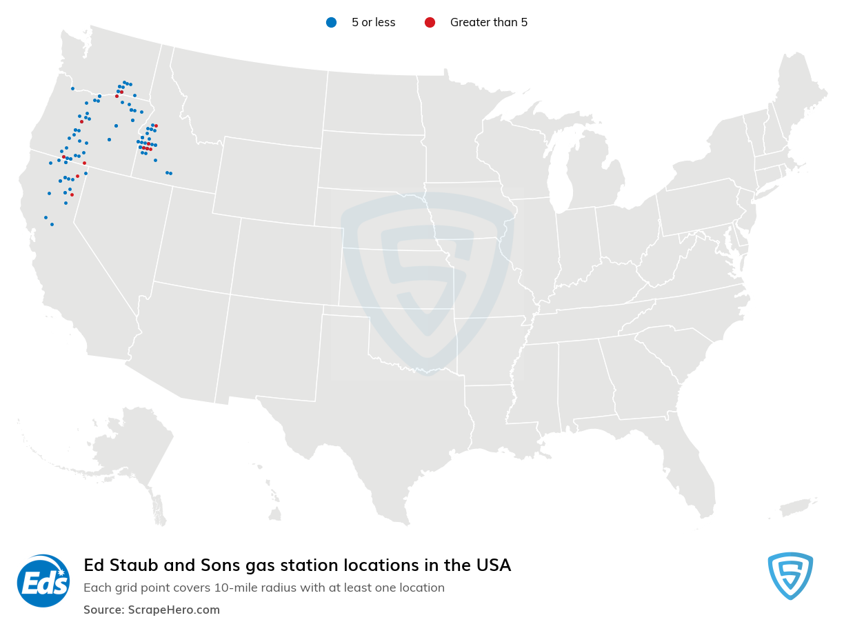 Ed Staub and Sons gas station locations