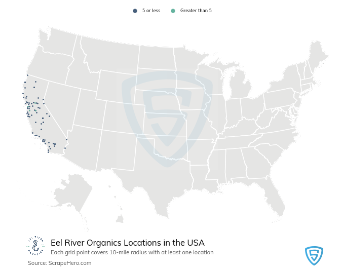 Eel River Organics store locations